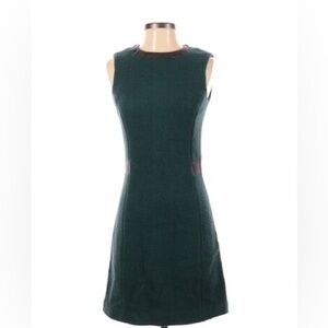 Rachel Roy wool dress with leather trim